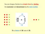 Simplifying Fractions